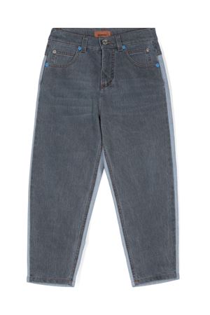 blue cotton jeans MISSONI KIDS | MV6Q20B0075621CE